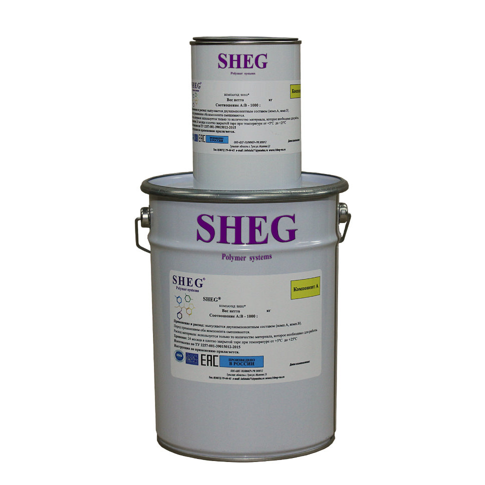Финишное полиуретанцементное покрытие SHEG-413PC 1 кг